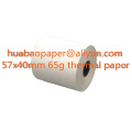 China pos thermal paper rolls 57 x 38 mm thermal printing paper